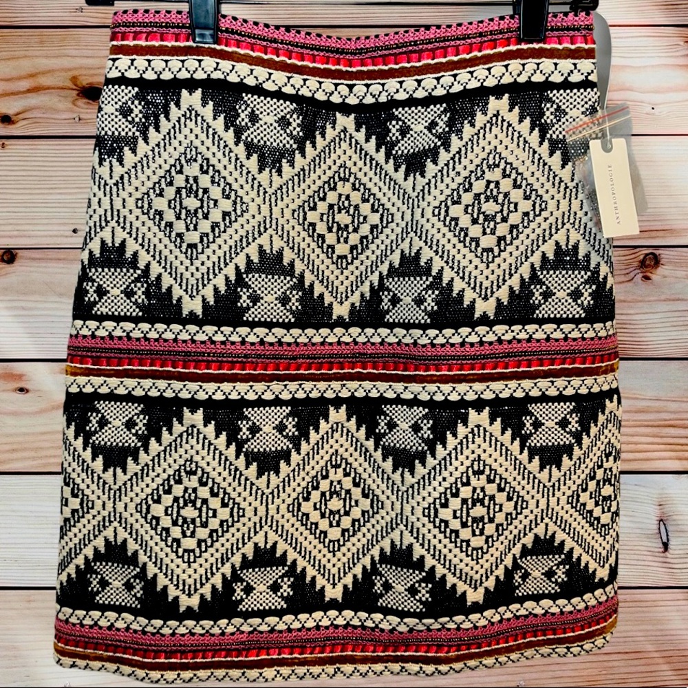 Anthropologie - Geometric Skirt - Size 2